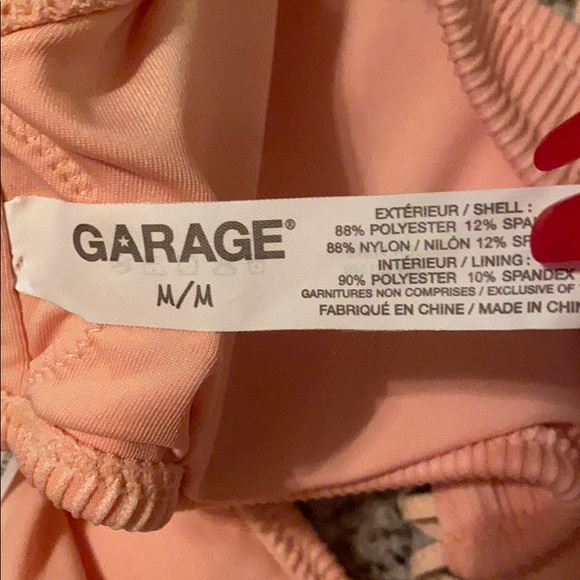 Peach Ribbed Bikini Set - Picture 4 of 4